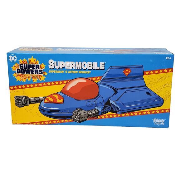 DC Super Powers Supermobile Superman's Action Vehicle McFarlane Toys 2022 New - Picture 1 of 5